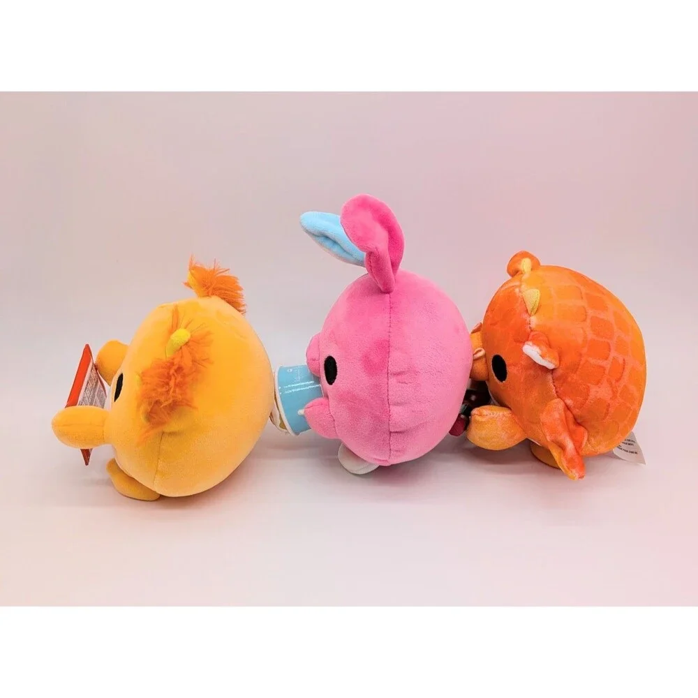 3 Zuru Snackles Plush Series 1 Axolotl Dragon Bunny 5